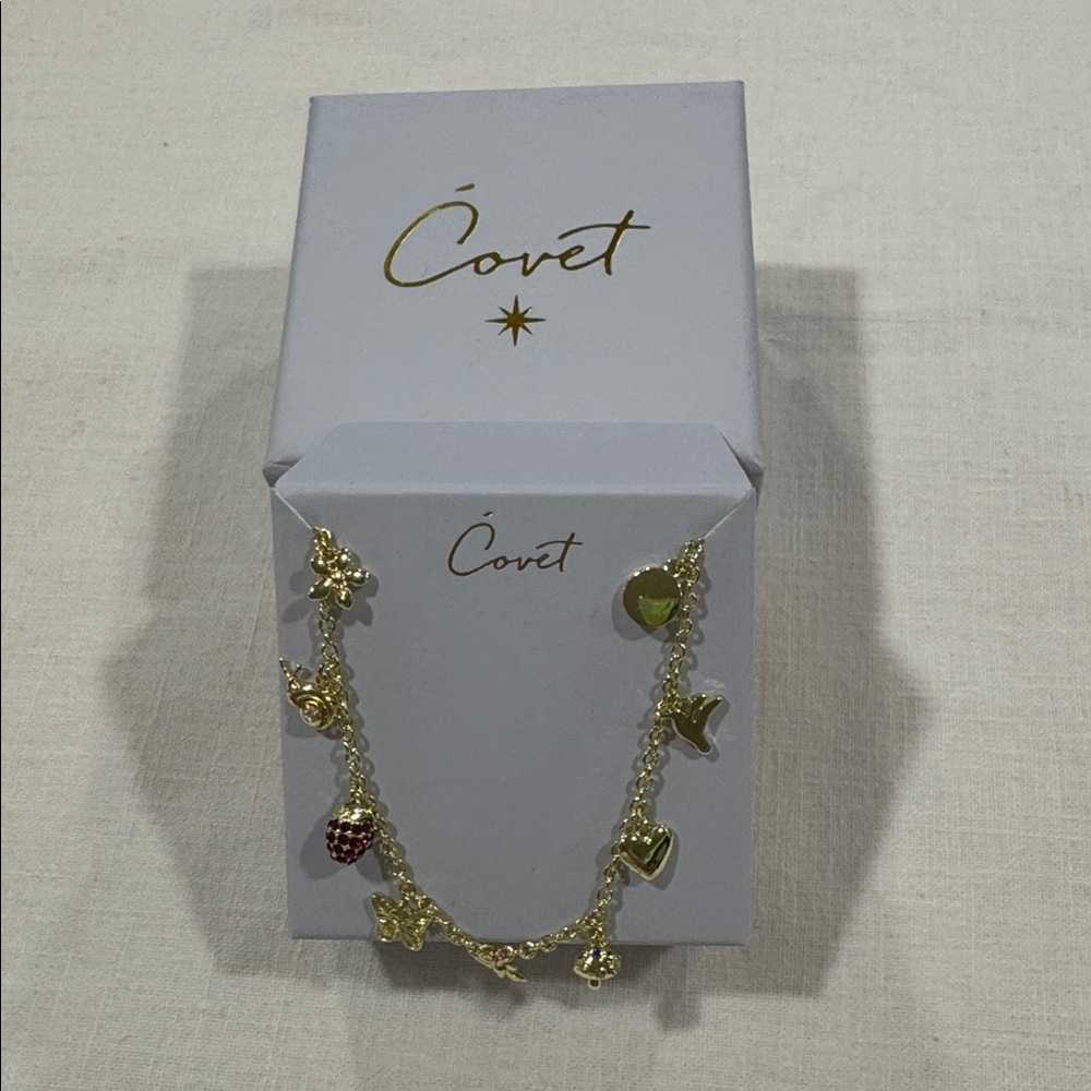 Cove Gold Charm Necklace